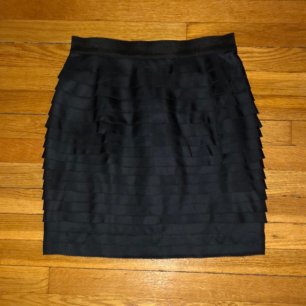 3.1 Phillip Lin Black Pleated Mini Skirt